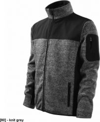 Casual 550 - ADLER - Softshell kurtka męska, 350 g/m2, 100% poliester, - knit marlboro red M. Czerwone kurtki męskie RIMECK, m, bez wzorów, z poliesteru, casualowe, bez ramiączek, bez kaptura. Za 273.37 zł.