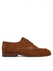 Tommy Hilfiger Półbuty Hilfiger Thunit Suede M Toe Shoe FM0FM05468 Brązowy. Brązowe codzienne półbuty męskie Tommy Hilfiger, bez wzorów, ze skóry, bez obcasa, bez zapięcia. Za 369.99 zł.