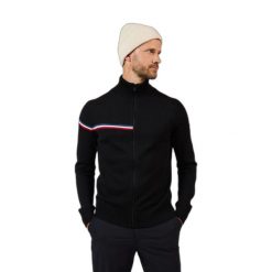 Kurtka z pełnym zapięciem na zamek Rossignol Odysseus. Czarne kurtki męskie Rossignol, bez wzorów, bez ramiączek, bez kaptura. Za 1,246.00 zł.