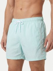 Emporio Armani Szorty kąpielowe EM000583 AF20425 U9059 Turkusowy. Niebieskie kąpielówki męskie Emporio Armani, m, bez wzorów, z syntetyku. Za 399.99 zł.