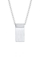KUZZOI Męska zawieszka płytkowa prostokątna Basic Trend ze srebra próby 925 Sterling Silver Biżuteria męska 1 ct Męskie. Szara biżuteria dla mężczyzn KUZZOI, z materiału, srebrne. Za 283.89 zł.