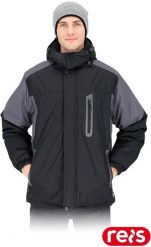 Reis Kurtka ochronna ocieplana męska kaptur stójka zamek rzepy napy rękaw ściągacz wiele kieszeni tafta 210T MILTON XL. Brązowe kurtki męskie Reis, m, bez wzorów, bez ramiączek, bez kaptura. Za 190.04 zł.