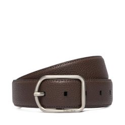 Pasek Męski Calvin Klein. Brązowe paski męskie Calvin Klein, bez wzorów. Za 169.99 zł.