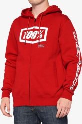 100% Bluza męska 100% SYNDICATE Hooded Zip Sweatshirt Chili Pepper roz. M (NEW). Czerwone bluzy nierozpinane męskie 100%, m, bez wzorów, bez ramiączek, bez kaptura. Za 234.47 zł.