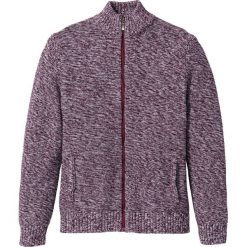Sweter rozpinany Regular Fit bonprix czerwony klonowy melanż. Kardigany męskie marki bonprix. Za 89.99 zł.
