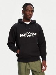 Kappa Bluza Nhayma 341V57W Czarny Regular Fit. Czarne bluzy nierozpinane męskie Kappa, m, bez wzorów, z bawełny, bez ramiączek, bez kaptura. Za 259.99 zł.