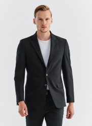 PAKO LORENTE – Marynarka garniturowa w kolorze czarnym. Czarne marynarki męskie Pako Lorente, m, bez wzorów, z wełny. Za 1,299.99 zł.