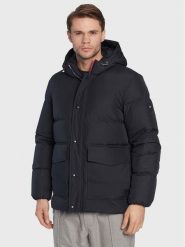 Tommy Hilfiger Kurtka puchowa MW0MW27683 Granatowy Regular Fit. Niebieskie kurtki męskie Tommy Hilfiger, l, bez wzorów, z puchu, bez ramiączek, bez kaptura. Za 1,499.00 zł.