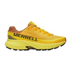 Buty do biegania męskie Merrell Agility Peak 5. Żółte buty do biegania męskie Merrell, bez wzorów, z materiału, bez zapięcia, do biegania. Za 823.00 zł.