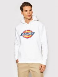 Dickies Bluza Icon Logo DK0A4XCB Biały Regular Fit. Białe bluzy nierozpinane męskie Dickies, m, bez wzorów, z bawełny, bez ramiączek, bez kaptura. Za 199.99 zł.