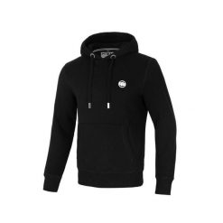 Bluza męska Pitbull z kapturem Small Logo. Czarne bluzy nierozpinane męskie PITBULL, m, bez wzorów, z kapturem. Za 239.00 zł.