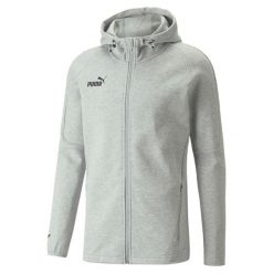 Bluza z kapturem Puma Teamfinal Casuals Hooded Jkt, Mężczyźni. Szare bluzy z kapturem męskie Puma, m, bez wzorów, z bawełny, z kapturem. W wyprzedaży za 290.00 zł.