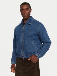 AMI Paris Kurtka jeansowa HJK020DE0031 Niebieski Regular Fit. Niebieskie kurtki męskie AMI PARIS, m, bez wzorów, z bawełny, bez ramiączek, bez kaptura. Za 1,559.00 zł.