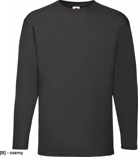 FOTL-610380 - Koszulka Valueweight z długim rękawem, męska - biały L. Białe koszulki męskie z długim rękawem Reis, l, bez wzorów, bez kołnierzyka, bez ramiączek. Za 41.23 zł.