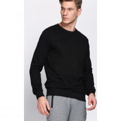 Czarna Bluza Did You Forget. Czarne bluzy nierozpinane męskie Born2be. Za 49.99 zł.