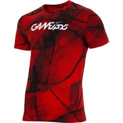 T-shirt męski TSM239 - czerwony allover. T-shirty męskie 4f. Za 69.99 zł.