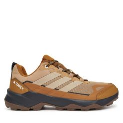 Trekkingi adidas. Brązowe buty trekkingowe męskie ADIDAS, bez wzorów, bez zapięcia, trekkingowe, adidas terrex. Za 369.99 zł.