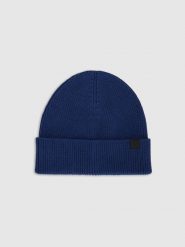 4F Czapka beanie męska - niebieska Uniwersalny. Niebieskie czapki męskie 4f, na zimę, bez wzorów, z bawełny, eleganckie. Za 59.99 zł.