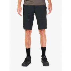 Szorty rowerowe męskie Fox Flexair Short W/Liner. Czarne szorty sportowe męskie FOX, bez wzorów, sportowe. Za 572.99 zł.