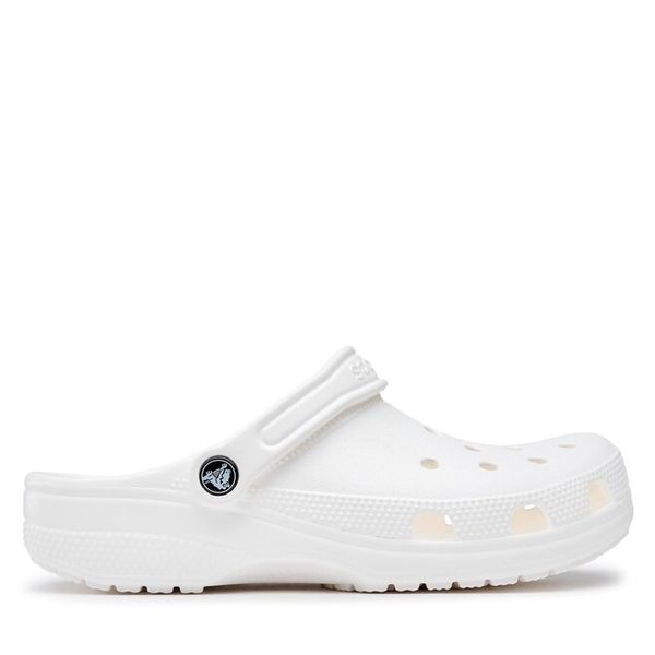 Klapki Crocs. Białe klapki i japonki męskie Crocs, bez wzorów. Za 239.99 zł.