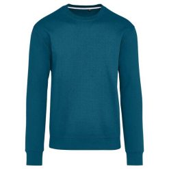 Bluza Unisex Dla Dorosłych Z Bawełny Ringspun Bez Metki. Niebieskie bluzy nierozpinane męskie SG, m, bez wzorów, z bawełny, bez ramiączek, bez kaptura. Za 92.99 zł.