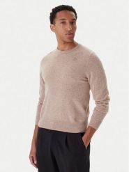 Robe di Kappa Sweter 670477X 188 Beżowy Regular Fit. Brązowe kardigany męskie Robe di Kappa, m, bez wzorów, z wełny, bez ramiączek. Za 249.99 zł.