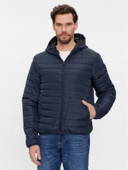 Brave Soul Kurtka przejściowa MJK-GARSTANGNAVY Granatowy Regular Fit. Niebieskie kurtki męskie Brave Soul, m, bez wzorów, z wiskozy, bez ramiączek, bez kaptura. Za 119.99 zł.