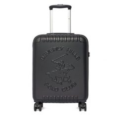 Walizka kabinowa Beverly Hills Polo Club. Czarne walizki męskie Beverly Hills Polo Club, bez wzorów. Za 299.99 zł.