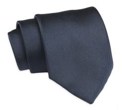 Krawat Klasyczny, Granatowy w Drobny Rzucik, Męski, Szeroki 8 cm, Elegancki -CHATTIER. Niebieskie krawaty i muchy męskie Chattier, bez wzorów, z poliesteru, eleganckie. Za 49.00 zł.
