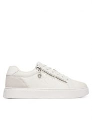 Calvin Klein Sneakersy Classic Cup Laceup Zip Lth YM0YM01437 Biały. Białe buty sportowe na co dzień męskie Calvin Klein, m, bez wzorów, ze skóry, bez ramiączek, bez kaptura. Za 569.99 zł.