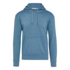 Bluza Z Kapturem Unisex Dla Dorosłych Bez Metki. Niebieskie bluzy nierozpinane męskie SG, m, bez wzorów, bez ramiączek, z kapturem. Za 114.99 zł.