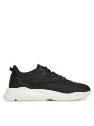 HUGO Sneakersy Leon 50552689 Czarny. Czarne buty sportowe na co dzień męskie Hugo, m, bez wzorów, z materiału, bez ramiączek, bez kaptura. Za 479.99 zł.