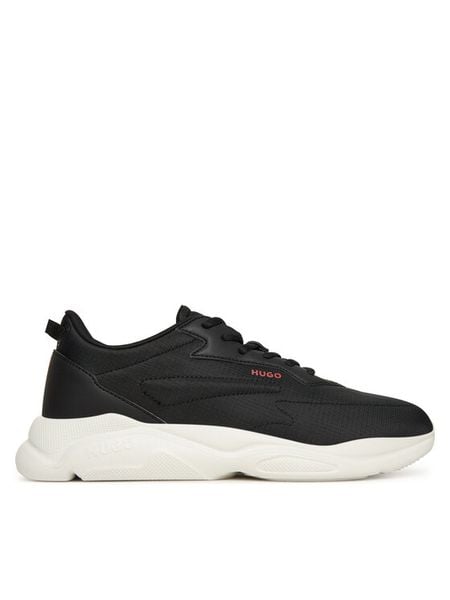 HUGO Sneakersy Leon 50552689 Czarny. Czarne buty sportowe na co dzień męskie Hugo, m, bez wzorów, z materiału, bez ramiączek, bez kaptura. Za 479.99 zł.