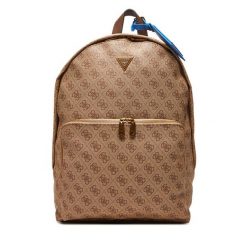 Plecak Guess. Brązowe plecaki męskie Guess, z aplikacjami. Za 379.99 zł.