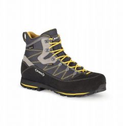 Buty trekkingowe męskie Aku M'S TREKKER LITE III GTX, anthracite/ mustard, 41.5. Żółte buty trekkingowe męskie Aku, bez wzorów, bez zapięcia. Za 687.87 zł.