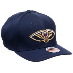 Czapka New Orleans Pelicans NBA Team Ground 2.0 Stretch. Niebieskie czapki męskie Mitchell & Ness, bez wzorów, sportowe. Za 181.00 zł.