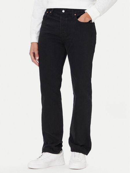 Levi's® Jeansy 501® 00501-0165 Czarny Original Fit. Czarne jeansy męskie bez wzorów, z jeansu. Za 319.99 zł.