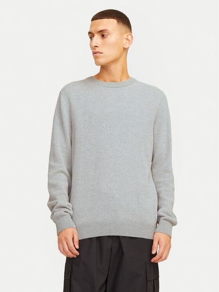Jack & Jones Sweter Globe 12258139 Szary Regular Fit. Szare kardigany męskie Jack & Jones, m, bez wzorów, z bawełny, bez ramiączek. Za 89.99 zł.