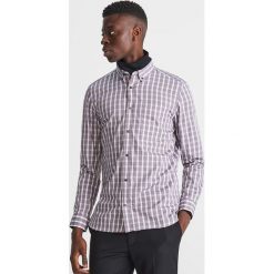 Koszula w kratę slim fit - Szary. Koszule męskie marki Reserved. W wyprzedaży za 59.99 zł.