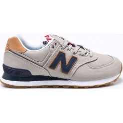 New Balance - Buty ML574YLB. Szare buty sportowe na co dzień męskie New Balance, z gumy, sportowe. W wyprzedaży za 269.90 zł.