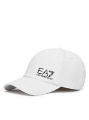 EA7 Emporio Armani Czapka z daszkiem 7X000106 AF13554 M0003 Biały. Białe czapki męskie EA7 Emporio Armani, bez wzorów, z materiału. Za 239.99 zł.