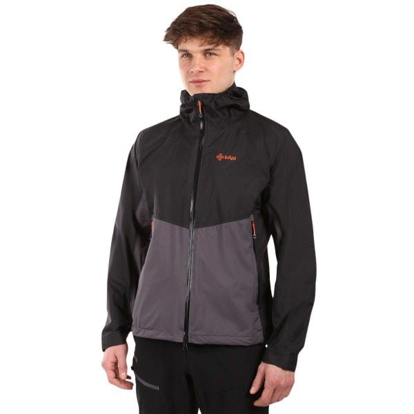 Męska kurtka wodoodporna Kilpi HURRICANE-M. Czarne kurtki narciarskie i snowboardowe męskie Kilpi, na zimę, m, bez wzorów, z nylonu, bez kaptura, narciarskie. Za 576.97 zł.