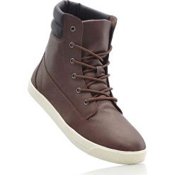 Kozaki sznurowane bonprix brązowy. Buty zimowe męskie marki bonprix. Za 37.99 zł.