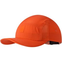 Czapka z daszkiem BUFF 5 PANEL GO CAP SOLID. Czerwone czapki męskie Buff, bez wzorów, sportowe. Za 104.99 zł.