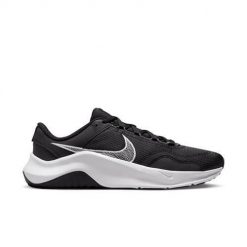 Buty treningowe męskie Nike Legend Essential 3. Czarne buty treningowe męskie Nike, bez wzorów, z gumy, bez zapięcia, na fitness i siłownię. Za 321.00 zł.