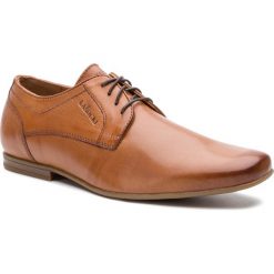 Półbuty LASOCKI FOR MEN MB-BLANCHARD-02. Brązowe eleganckie półbuty męskie Lasocki For Men, ze skóry, bez obcasa, bez zapięcia. Za 159.99 zł.