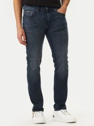 Versace Jeans Couture Jeansy 80GAB5S0 CDWAB Granatowy Slim Fit. Niebieskie jeansy męskie Versace Jeans Couture, bez wzorów, z bawełny. Za 969.99 zł.