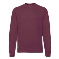 Męska Klasyczna Bluza Wkładana Przez Głowę. Brązowe bluzy nierozpinane męskie Fruit of the Loom, m, bez wzorów, klasyczne, bez ramiączek, bez kaptura. Za 62.99 zł.