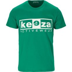 Koszulka sportowa męska KEEZA bawełniana. Zielone t-shirty sportowe męskie KEEZA, m, bez wzorów, z bawełny, sportowe, bez ramiączek. Za 26.00 zł.
