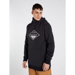 Bluza techniczna męska z kapturem Protest Prtissyk. Czarne bluzy nierozpinane męskie Protest, m, bez wzorów, z kapturem. W wyprzedaży za 277.49 zł.